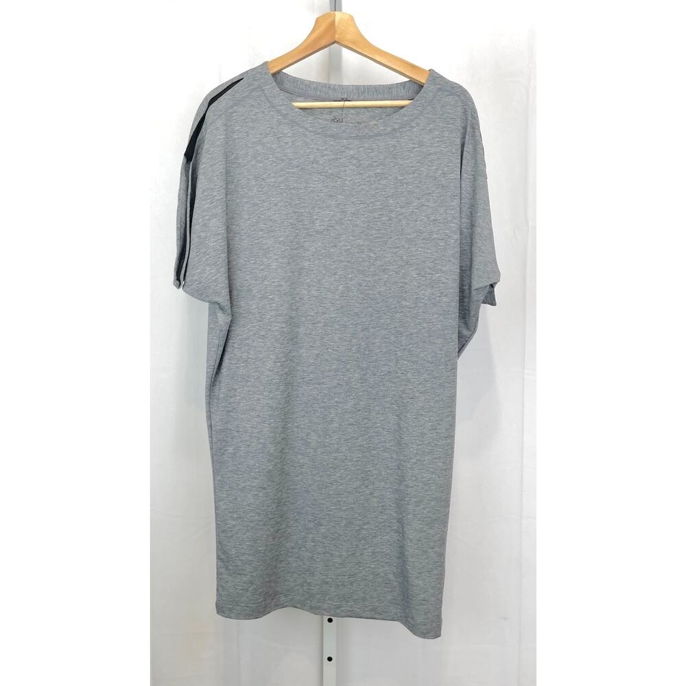 NWT RYU Respect Your Universe Kimono T Shirt Dress Athletic Casual Tencel Gray M